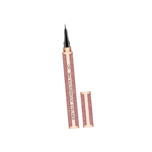 Beavorty 1Stk schnell trocknender Eyeliner Clip Schleife Hut Weihnachten schwarzer Eyeliner kleiner roter Teehut flüssiger Eyeliner Eyeliner-Stift Stift-Eyeliner flüssiger Liner wasserdicht von Beavorty