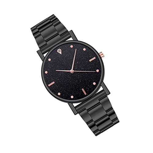 Beavorty Edelstahl Armbanduhr Für Damen Elegante Studentenuhr Mit Präzise Zeitmessung Angenehm Zu Tragen Klassisches Design Für Frauen von Beavorty