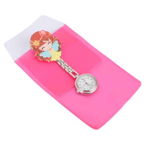 Beavorty Krankenschwester-taschenuhr Hängende Uhr Mit Stift Tasche Cartoon Design Leuchtend Für Langzeitgebrauch von Beavorty