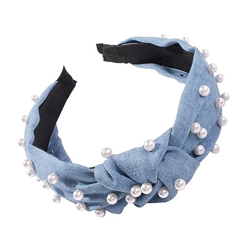 Beavorty Haarband Zubehör Damen Breiter Rand Stirnband Kopfbedeckung Mode Haar Hoop Licht von Beavorty