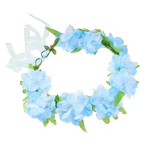 Beavorty 1stk Kranz Blumenhaar Böhmischer Kopfschmuck Haargirlande Fotorequisite Floraler Kopfschmuck Für Mädchen Braut Haar Holo Halo-stirnband Einfach Kind Stoff Künstliche von Beavorty