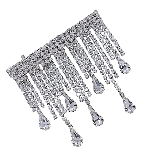 Beavorty 1stk -entenschnabel-clip Kristall-entenschnabel-haarspange Haarspangen Für Damen Haarspangen Aus Kristall Hochzeit Strass Haarnadel Brautschmuck Süss Fräulein von Beavorty