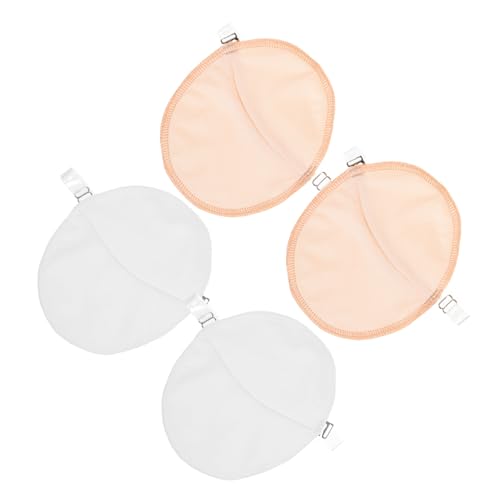 Beavorty Achselschweißpads 2 Paar Waschbare Schweißabsorber für Frauen Antitranspirant Achselpads mit Schultergurten Schweißschutz für Sommer Komfortable Achselpolster für T-Shirts von Beavorty