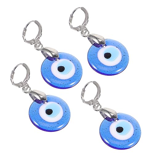 Beavorty 2 Paare Blaue Auge Ohrringe Damen Hängend Leicht Schmuck Modisch Langlebig Trendige Ohrhänger Für Frauen Teenager von Beavorty