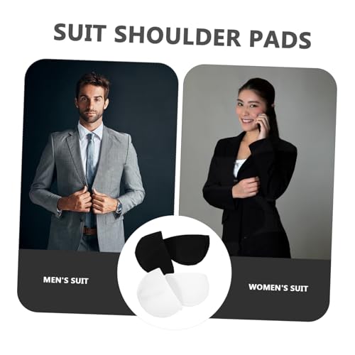 Beavorty 2 Paare Schulterpolster Damenbekleidung Schwamm Schulter Enhancer Pads Wiederverwendbar Atmungsaktiv Komfortabel Für Blazer Pullover Rutsch Schulterpolster Frauen Kleidung von Beavorty