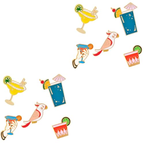 Beavorty 2 Sätze Cartoon Brosche Anstecknadel Brosche Für Damen Gold Emaille Lustig Trendig Luau Broschen Lustige Anstecknadel Mantel Brosche Mädchen 5 Stücke * 2 von Beavorty