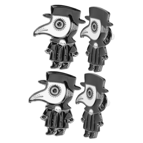 Beavorty 2 Sätze Emaille Brosche Hat Schal Brosche Pin Frauen Herren Anzug Pin Frauen Kleidung Anstecknadel Schmuck Kragen Pin Medizinische Pin 2 Stück * 2 von Beavorty