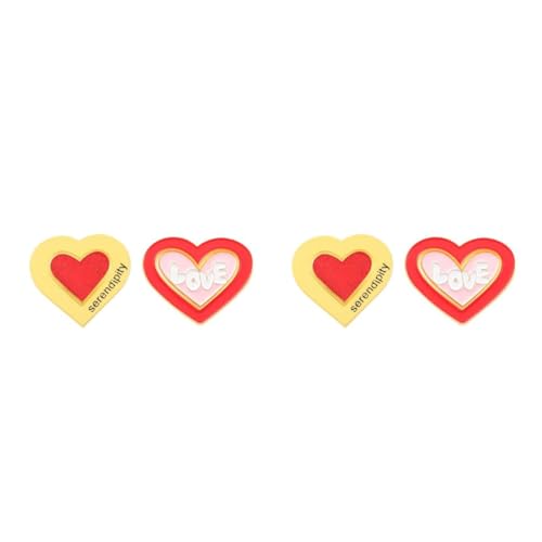 Beavorty 2 Sätze Herz Broschen Für Mädchen Vielseitige Brustnadeln Langlebigem Material Für Kleidung Taschen Schals Und Elegantes Design Rosa 2 Stücke * 2 von Beavorty