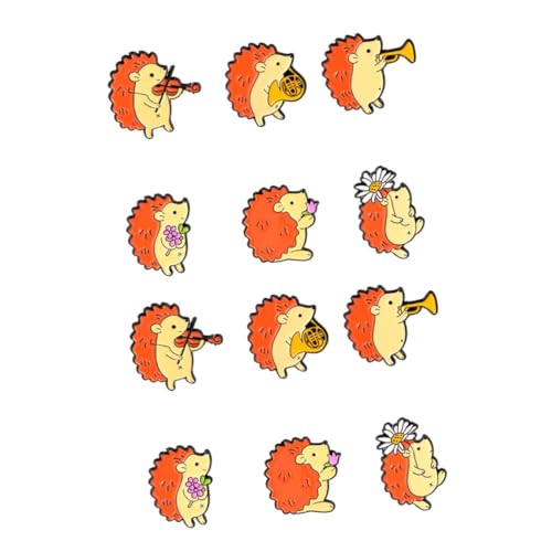 Beavorty 2 Sätze Kawaii Broschen Teiliges Cartoon Tier Abzeichen Kleidung Dekorationen Für Taschen Rucksäcke Hüte Einfach Anzubringen 6 Stück * 2 von Beavorty