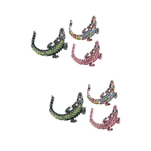 Beavorty 2 Sätze Kreative Alloy Brosche Mit Glitzersteinen Tierform Anstecknadel Für Damen Für Hochzeiten Geburtstage 3 Stücke * 2 von Beavorty