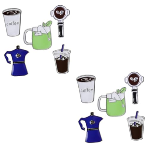 Beavorty 2 Sätze Kreatives Teiliges Broschen Für Kleidung Anstecknadeln Mit Einzigartigem Design Für Rucksäcke Hüte Modeaccessoires Leicht 5 Stück * 2 von Beavorty