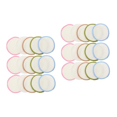 Beavorty 2 Sätze Make-up-reinigungspuffs Gel Make-up-puff Make-up-entferner-tücher Reinigungspads Für Das Gesicht Wischen Wiederverwendbares Abschminkpad Nehmen Bambusfaser 15 Stück * 2 von Beavorty
