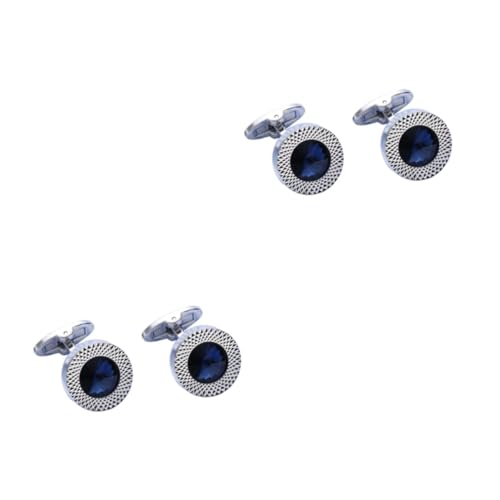 Beavorty 2 Sätze Manschettenknöpfe Für Herren Hemdsärmelschmuck Für Männer Cuff Button Deko Für Formelle Anlässe Hochzeitsfeiern Business Meetings 2 Stück * 2 von Beavorty