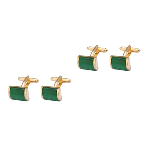 Beavorty 2 Sätze Opal Manschettenknöpfe Herren Kreative Hemd Manschetten Knöpfe Für Formelle Anlässe Hochzeiten Business Meetings Besondere Ereignisse 2 Stück * 2 von Beavorty