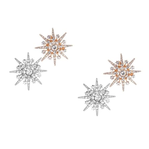Beavorty 2 Sätze Rhinestone Brosche Für Frauen Einfache Anstecknadel Im Minimalistischen Für Hochzeiten Partys Tägliches 2 Stück * 2 von Beavorty
