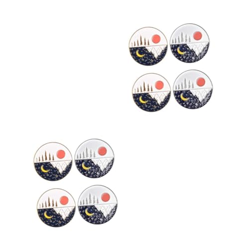 Beavorty 2 Sätze Teiliges Kreative Broschen Anstecknadeln Für Damen Perfekter Schmuck Für Kleidung Accessoires Für Pullover Kleider Schals 4 Stücke * 2 von Beavorty