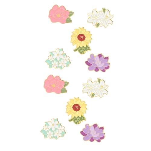 Beavorty 2 Sätze Teiliges Sonnenblumen Broschen Kreative Corsagen Anstecknadeln Für Hochzeiten Partys Formelle Anlässe Langlebige Brustpins in Einzigartigem Design 5 Stück * 2 von Beavorty