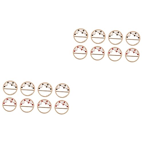 Beavorty 2 Sätze Teiliges T Shirt Clips Zinklegierung Elegantes Design Für Kleidung Und Schals Vielseitig Und Dekorativ Für Frauen Und Mädchen Für 8 Stücke * 2 von Beavorty