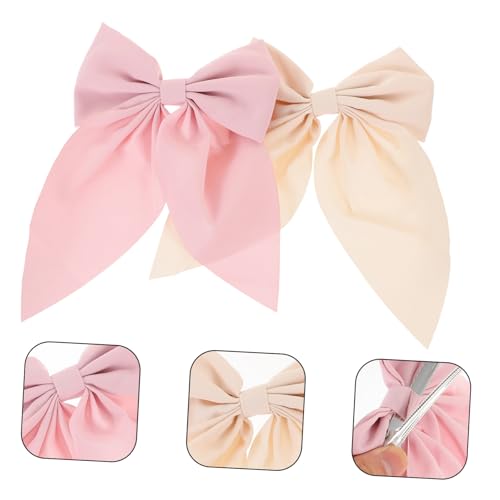 Beavorty 2 Stck Große Haarklammern mit Schleife Süße Haarklammern für Mädchen Festlich Dekorative Haarspangen Fester Sitz Geeignet für Flecht Glattes Haar bei Hochzeiten und Partys von Beavorty