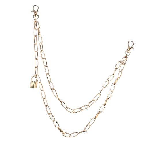 Beavorty 2 Stck. Mehrschichtige Körperkette Damen Retro Hip Hop Taillengürtel Verstellbare Hüftkette Party Strand Schmuck von Beavorty