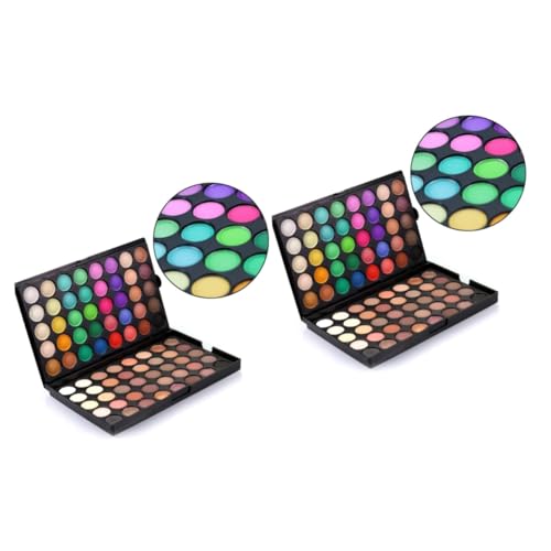 Beavorty 2 Stück 80 Lidschatten Palette Perlmuttfarbe von Beavorty