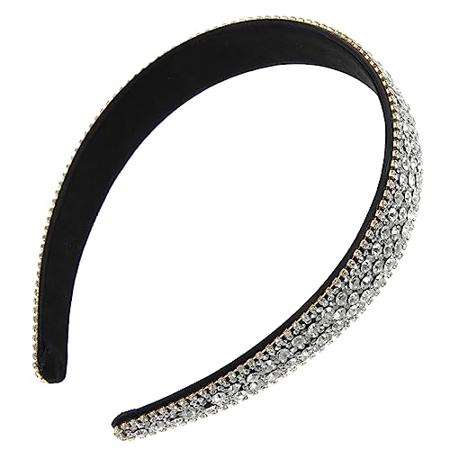 Beavorty 2st Glitzerndes Haarband Funkeln Diamant-stirnband Haarband Aus Strass Strass-stirnbänder Für Frauen Braut Kopfschmuck Zeitraum Tasche Frisur Weiß Strasssteine Damen Spa von Beavorty