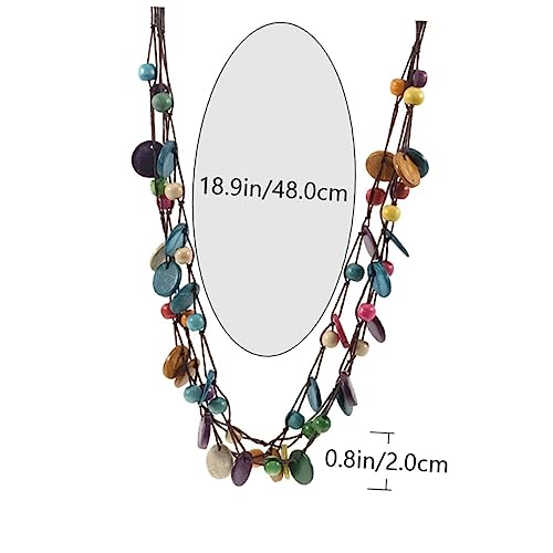 Beavorty 2 Stück Boho Vintage Halskette Teilig aus Kokosnuss Schale und Holzperlen Langlebig Modisch für Damen Retro Ethno Stil Vielseitig Kombinierbar Geschenkidee für Geburtstag und Beavorty 2 Stück Boho Vintage Halskette Teilig aus Kokosnuss Schale und Holzperlen Langlebig Modisch für Damen Retro Ethno Stil Vielseitig Kombinierbar Geschenkidee für Geburtstag und von Beavorty
