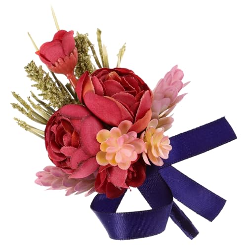 Beavorty 2 Stück Boutonniere Künstlichen für Corsage mit Klassischem Design für Hochzeitsfeiern Besondere Anlässe Langlebig Farbenfroh von Beavorty