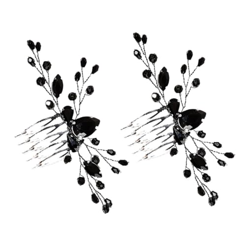Beavorty 2 Stück Braut Hochzeit Tiara Braut Haarkamm Dekoration Für Kämme Zu Party Brautjungfern Braut- Braut Haarschmuck Hochzeit Junggesellin Dusche Black Zinklegierung Beavorty 2 Stück Braut Hochzeit Tiara Braut Haarkamm Dekoration Für Kämme Zu Party Brautjungfern Braut- Braut Haarschmuck Hochzeit Junggesellin Dusche Black Zinklegierung von Beavorty