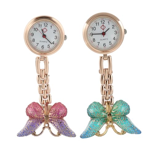 Beavorty 2stücke Krankenschwester Taschenuhr Hängende Uhr Krankenschwesteruhr Präzise Zeitmessung Angenehm Zu Tragen Robuste Materialien von Beavorty