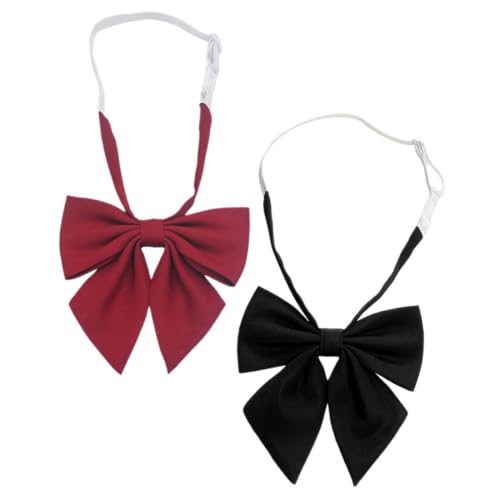 Beavorty 2 Stück Fliege Dekoration Damen Fliege Für Damen Hemd Schwarze n Für Herren Abschlussball Dekoration Kostüm Zubehör Halskrawatte Abschlussball von Beavorty