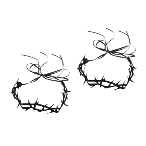 Beavorty 2 Stück Gothic Dornenchoker Halskette für Halloween Damen Punk Masquerade Schmuck Modisch Vielseitig Geeignet für Kostümparty Valentinstag Beavorty 2 Stück Gothic Dornenchoker Halskette für Halloween Damen Punk Masquerade Schmuck Modisch Vielseitig Geeignet für Kostümparty Valentinstag von Beavorty