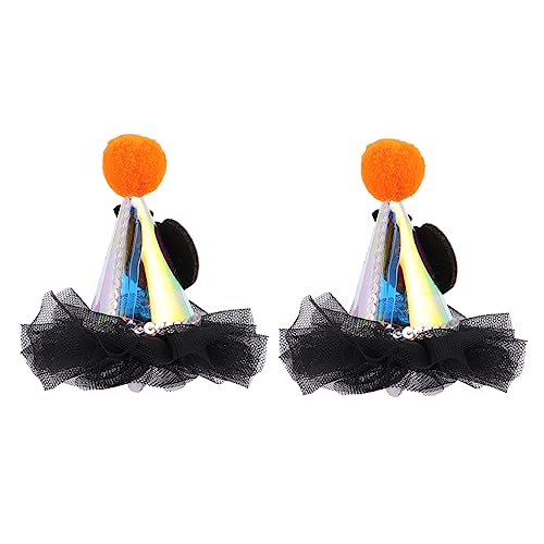 Beavorty 2 Stück Haarnadel Kopfbedeckung Haarspangen Für Kleine Mädchen Haarspangen Für Abschlussball Partyzubehör Halloween Glitzernde Haarspange Haarnadel Für Party Lustige von Beavorty