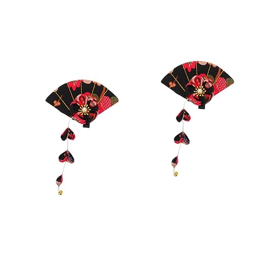 Beavorty 2st Haarnadel Chinesisches Hanfu-haar Haarspange Mit Kirschblüte Asiatische Haaraccessoires Vintage Quaste Haarspange Haarquaste Fräulein Japan Die Blumen Bettwäsche Aus Baumwolle von Beavorty