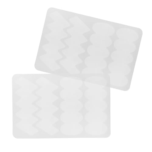 Beavorty 2 Stück Haarspangen Formen Silikon Schmuckformen Für Haarnadel Schlüsselanhänger Lesezeichen Anhänger DIY Haarschmuck Clip Bastelformen Weiß von Beavorty