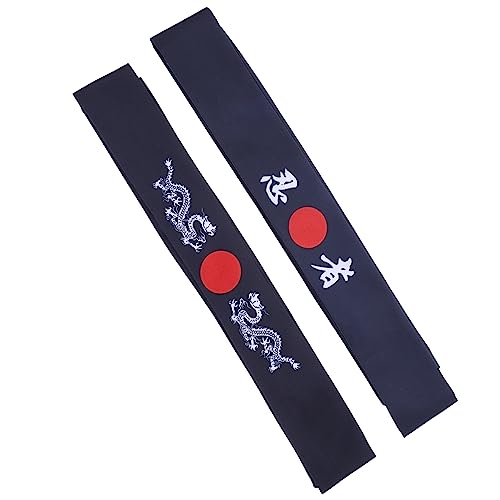 Beavorty 2st Japanisches Haarband Japanisches Bushido-stirnband Stirnbänder Für Männer Karate-stirnbänder Für Kinder Japanische Stirnband Männer Koch-stirnband Polyester Haarseil Sushi Mann von Beavorty