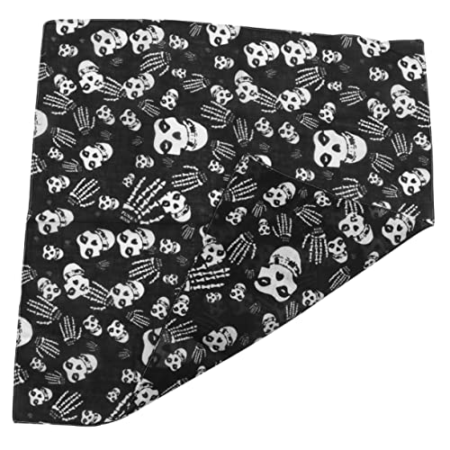 Beavorty 2 Stück Kopftuch Tanzen Halloween-geschenkpapier -geschenkpapier Haarbänder Halloween -party Kopftuch Aus Seide Outdoor-schal Modische Stirnbänder Kostümkleid Black von Beavorty