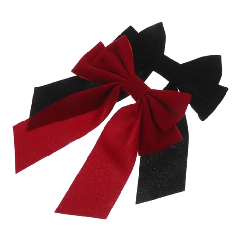 Beavorty 2stücke Haarspangen Band-haarschmuck Krokodilklemmen Pferdeschwanzhalter Seitenschmuck Accessoires Für Frauen Mädchen Teenager Kleinkinder von Beavorty