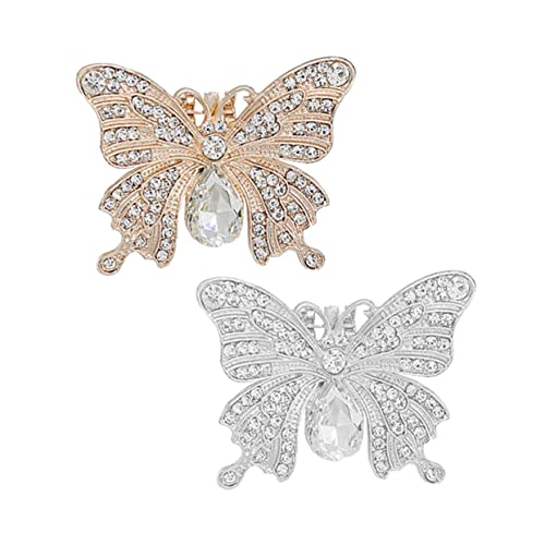 Beavorty 2 Stück Schuh Blumen Dekorationen Schuhclips Für Damen Charm Party Schuhe Dekoration Sandalen Mädchen Verzierung High End Schuhclips Schuhe DIY Zubehör Zinklegierung von Beavorty