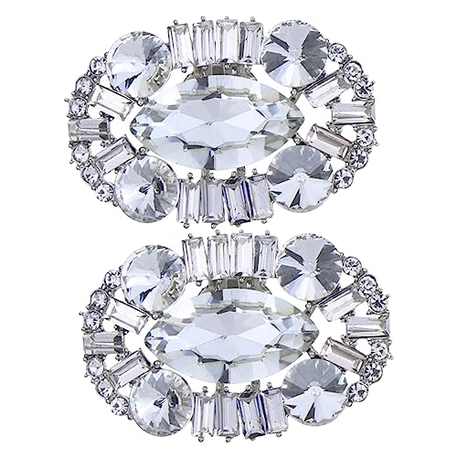 Beavorty 2 Stück Schuhclips Damen Dekorative Accessoires für Hochzeit Party Prom Abnehmbare Glitzer Schuhschnallen für Stilvolle Schuhverzierung Beavorty 2 Stück Schuhclips Damen Dekorative Accessoires für Hochzeit Party Prom Abnehmbare Glitzer Schuhschnallen für Stilvolle Schuhverzierung von Beavorty