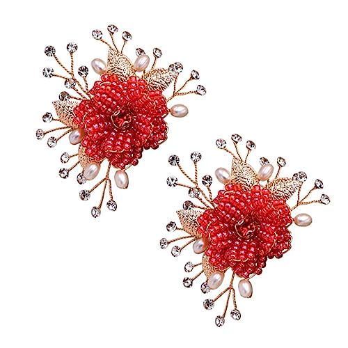 Beavorty 2 Stück Schuhclips Legierung Dekorative Schuhcharms für Hochzeit Accessoires für High Heels Sandalen und Flats Einfache Installation für von Beavorty