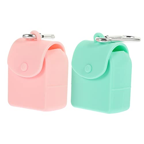 Beavorty 2 Stück Silikon Münzbeutel Handliche Aufbewahrungstasche mit Haken Geldbörse für Damen für Münzen und Kleine Gegenstände Langlebig Beavorty 2 Stück Silikon Münzbeutel Handliche Aufbewahrungstasche mit Haken Geldbörse für Damen für Münzen und Kleine Gegenstände Langlebig von Beavorty