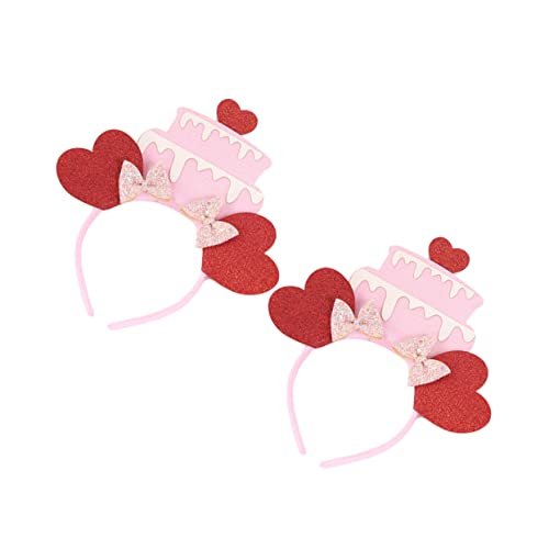 Beavorty 2st Stirnband Kinder Haargummis Party-kind-kopfschmuck Party-haar-accessoire Haarband Für Kinder Kinderhaarbänder Ohren Kopfreifen Prinzessin Geburtstag Hut Bilden Stoff Schal von Beavorty