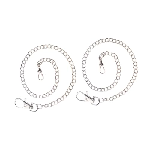 Beavorty 2 Stück Taschenuhrkette mit Karabiner für Herren Metall Kettenclip für Weste Hose Geldbörse Robust Vielseitig Einsetzbar Passend für Alltag und Besondere Anlässe von Beavorty