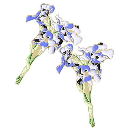 Beavorty 2 Stück Teiliges Frauen Broschen Blumenform Anstecknadeln für Accessoires für Weihnachten Geburtstage Besondere Anlässe von Beavorty