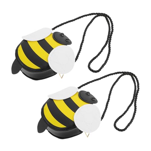 Beavorty 2stücke Bienen Umhängetasche Für Mädchen Schultertasche Mit Reißverschluss Münze Lagerung Tasche Leicht Und Großzügig Im Inneren Für Alltag Und Partys von Beavorty