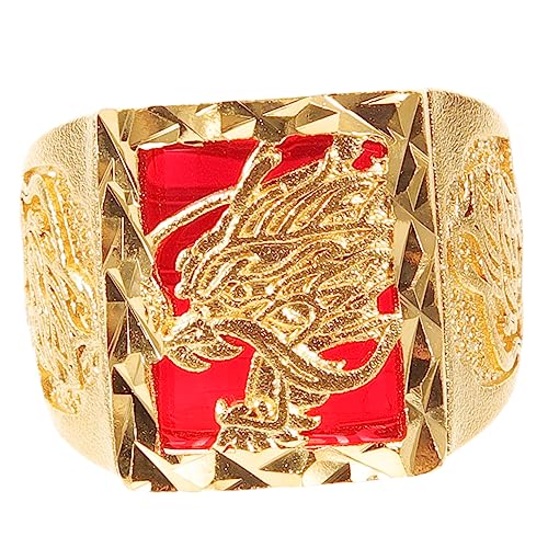 Beavorty 2 Stück Verstellbarer Drachenring für Frauen Eleganter Modeschmuck im Chinesischen für Festivals Besondere Anlässe für Fingergrößen von Beavorty