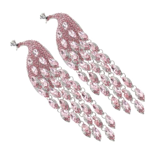 Beavorty 2stücke Metallbrosche Pfauenanstecknadel Anzugnadel Hutbrosche Tierbrosche Anstecknadel Broschennadel Für Kleider Rucksack Mantel Schmuck von Beavorty