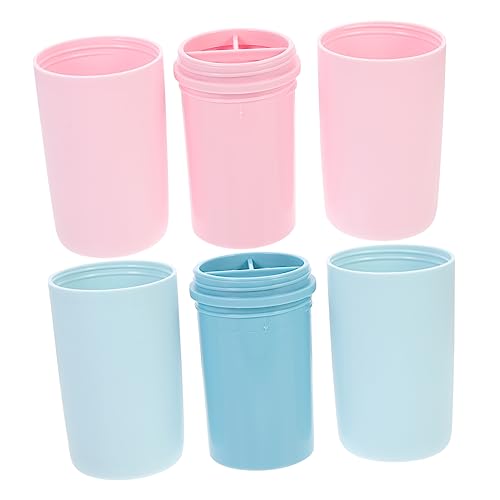 Beavorty Reisezahnbürstenhalter-Becher-Set 2-teilig Tragbare Zahnbürsten-aufbewahrungsbox Becher Für Zuhause Reisen Camping von Beavorty
