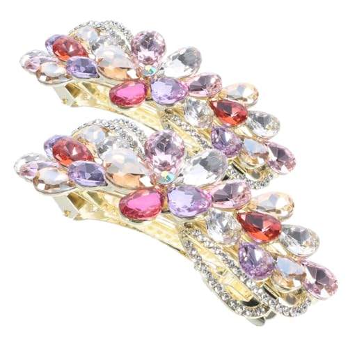 Beavorty Blumen-haarspangen-set Strass-haarspange für Frauen Stilvolle Haarspange für Dickes Haar Brautschmuck Beavorty Blumen-haarspangen-set Strass-haarspange für Frauen Stilvolle Haarspange für Dickes Haar Brautschmuck von Beavorty